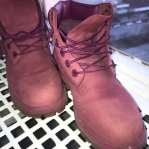 Hot Pink Timberland Boots